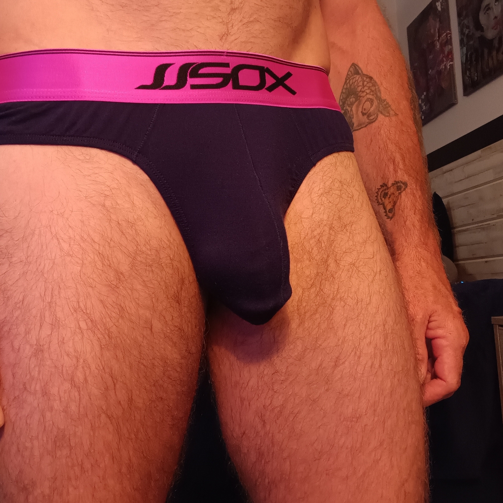 Men's Navy and Pink Underwear